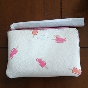 Corner Zip Wristlet with Popsicle Print